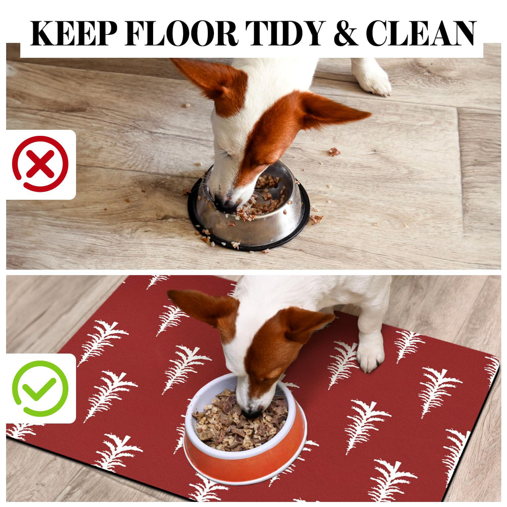 Cuslnox floor-protector mat prevents spills and protects surfaces.