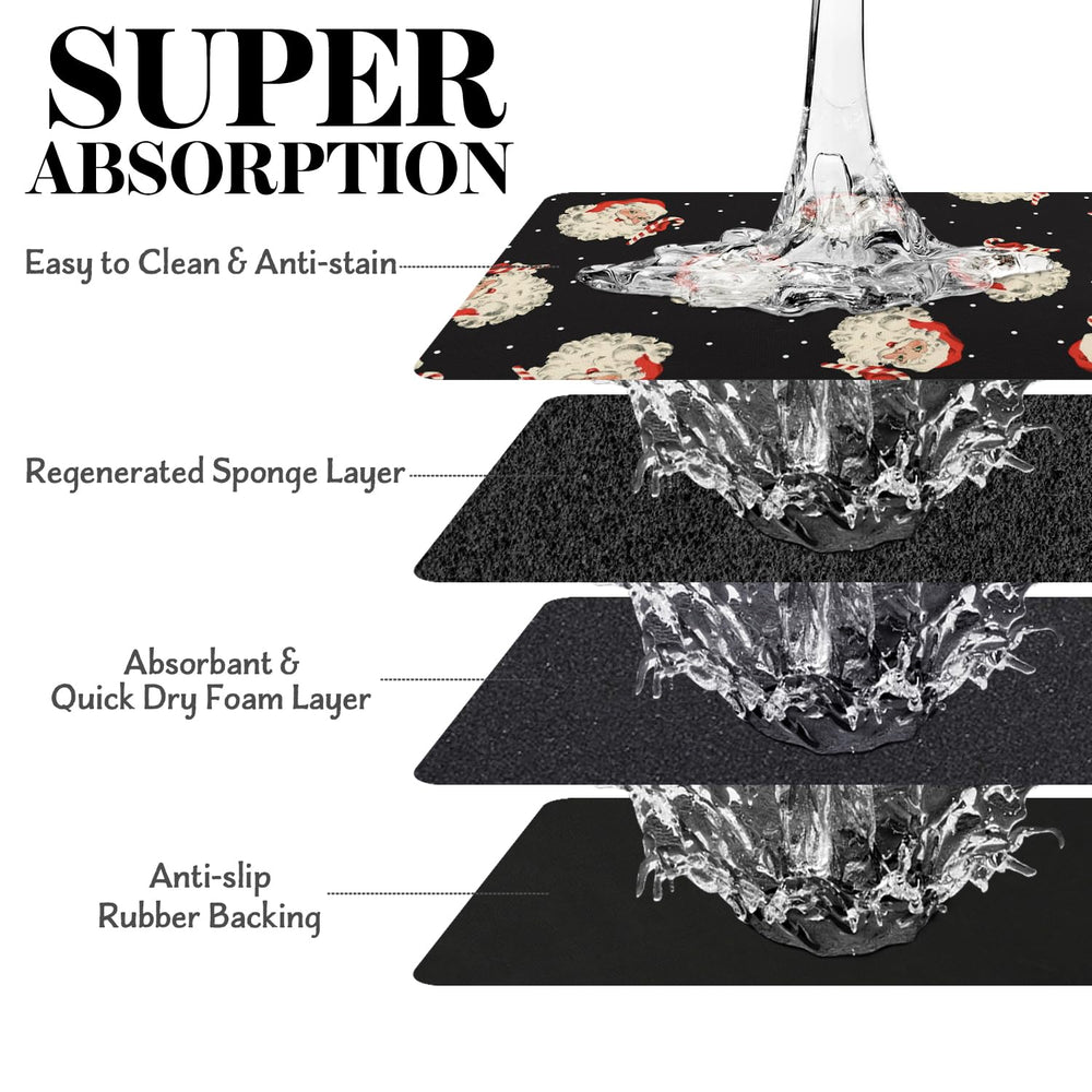 Cuslnox easy-clean mat: simply wipe, rinse, and air dry.