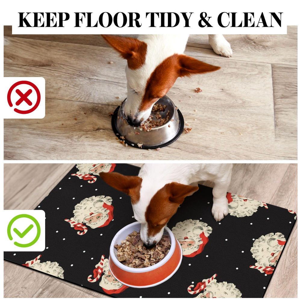 Cuslnox tear-resistant design keeps mats sturdy even with enthusiastic eaters.