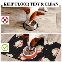 Cuslnox tear-resistant design keeps mats sturdy even with enthusiastic eaters.