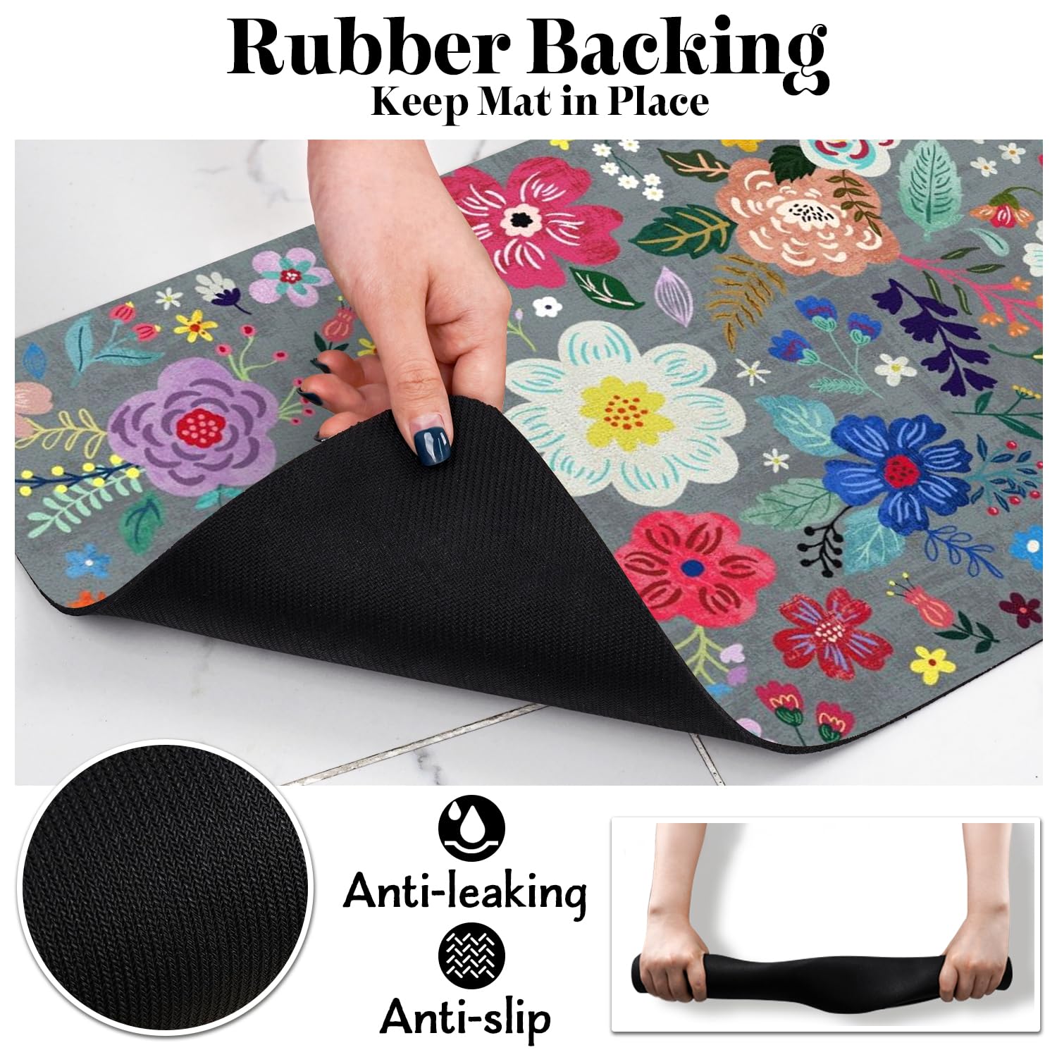 Cuslnox dog mat easy-clean surface wipes clean easily