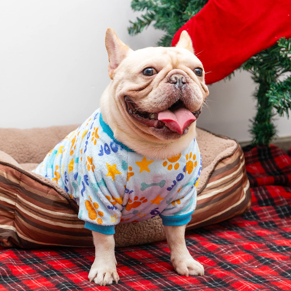 CUSOZWO dog pajamas warm fabric suited for cold weather and cozy naps