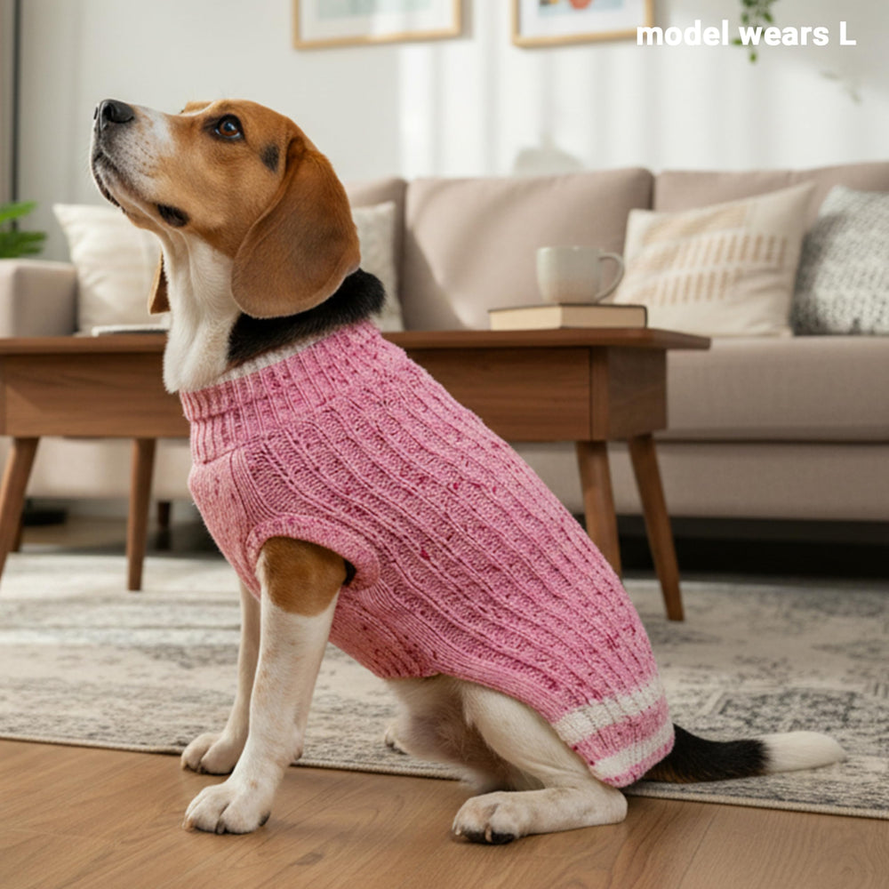 CUSOZWO dog sweater pink size chart helps ensure proper fit