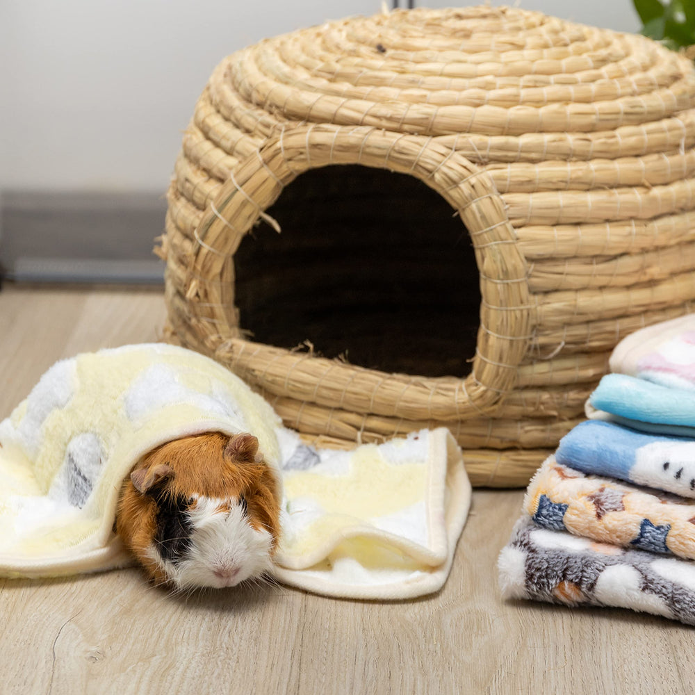 CUSOZWO guinea pig bedding mat machine washable fleece for easy cleaning