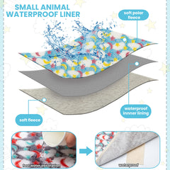 CUSOZWO medium-blanket 19-2x24 inches fits larger small pets