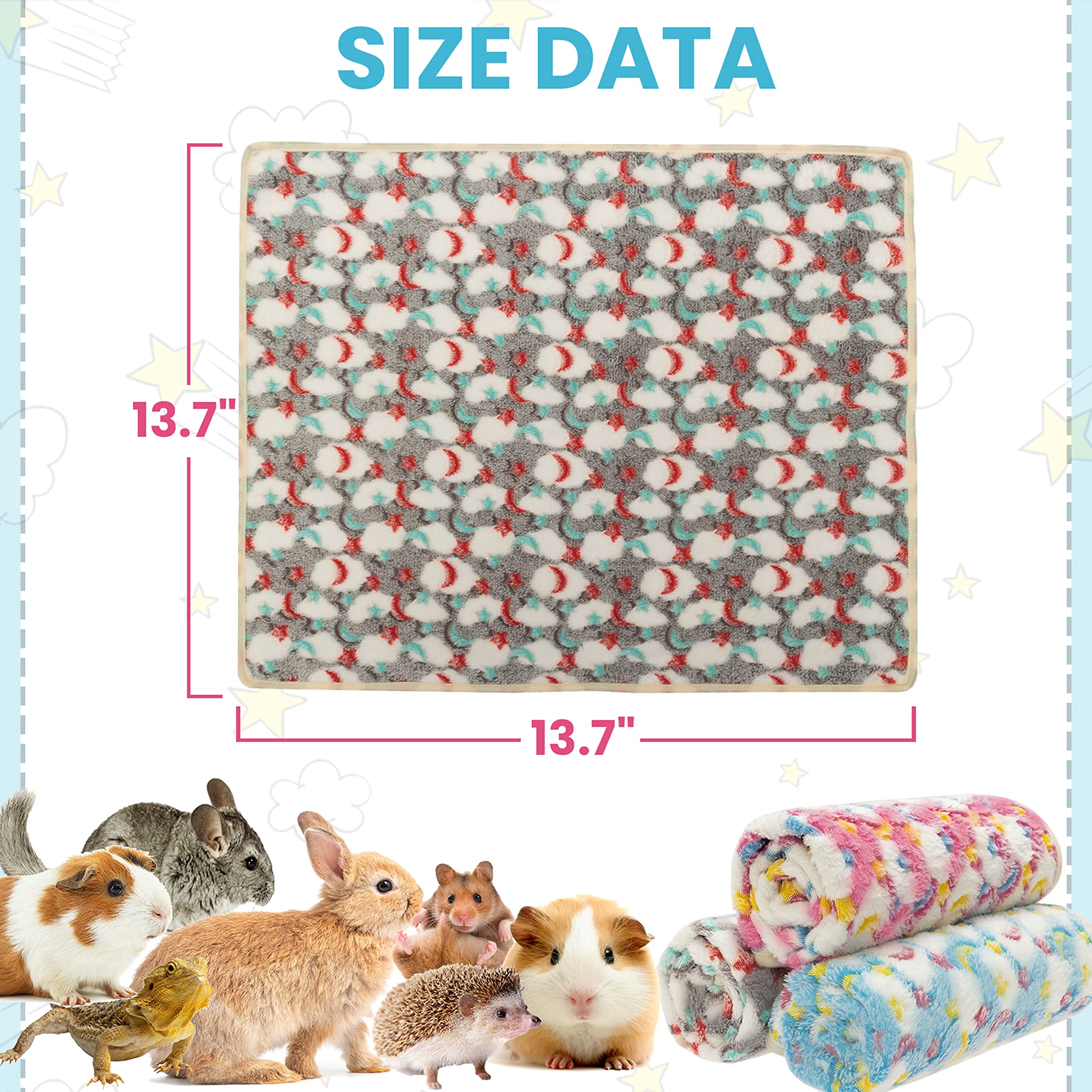 CUSOZWO small-blanket 13-7x13-7 inches for compact cages