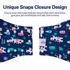 CuteBone belly band leak-proof design offers extra protection for male dogs.