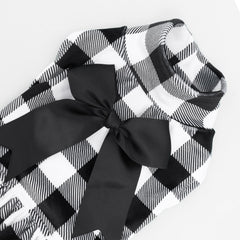 CuteBone bow hair rope detail on dress adds extra charm.