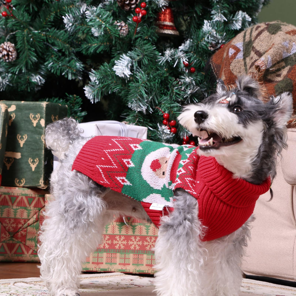 CuteBone Christmas dog sweater machine washable keeps softness and color after washing.