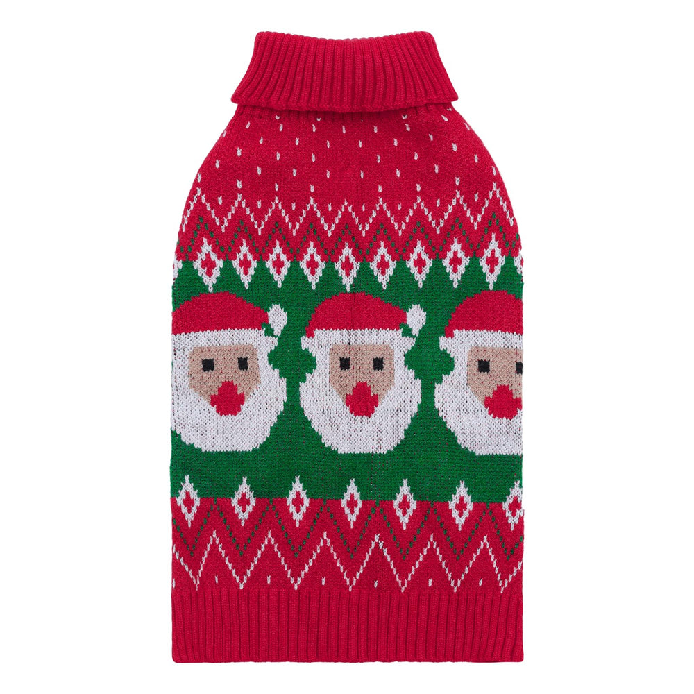 CuteBone Christmas dog sweater winter knit shown on a small dog for cozy holiday warmth.