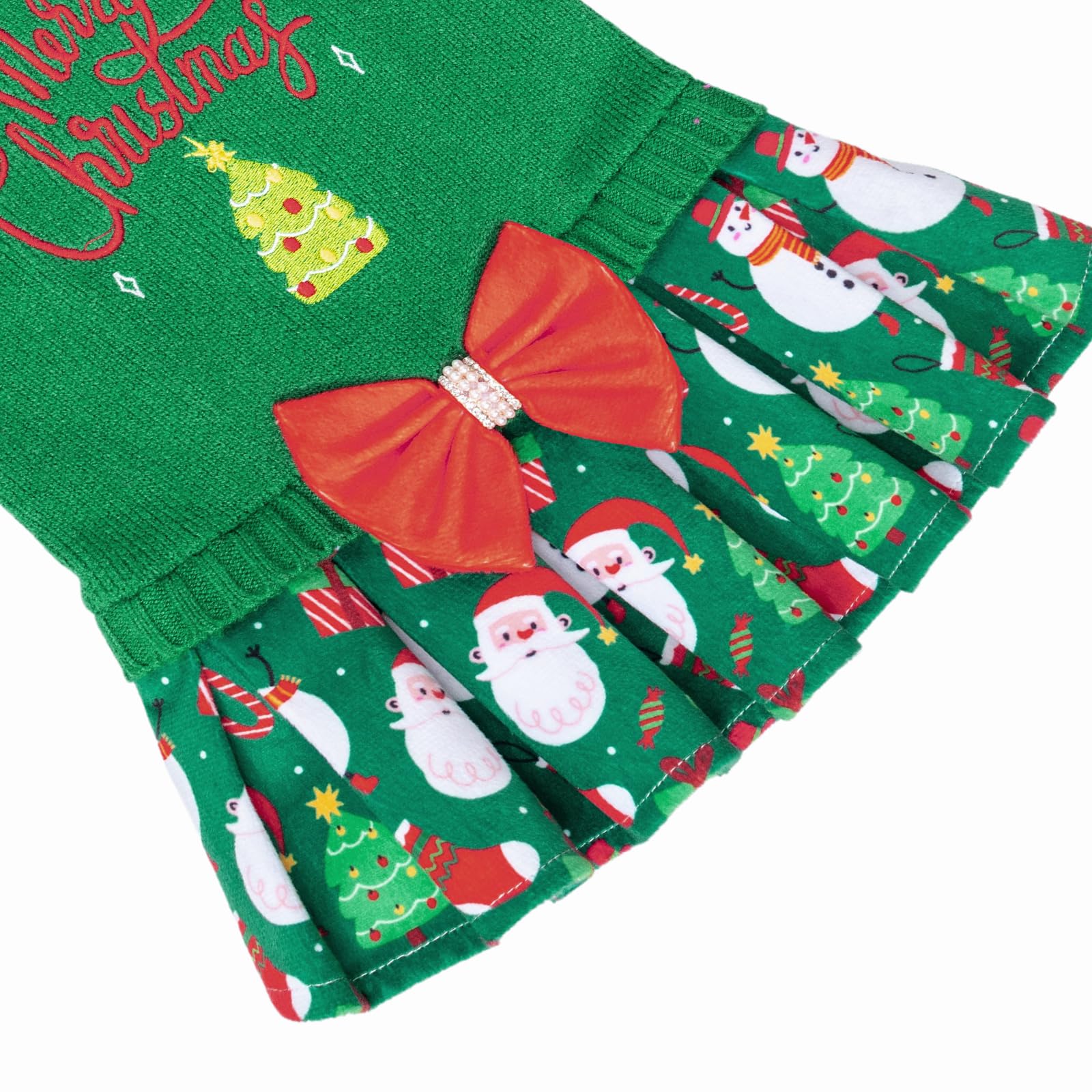 CuteBone packaging display showing holiday dog sweater dress