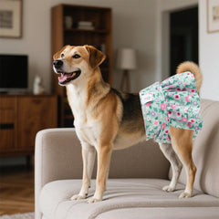 CuteBone diapers waterproof-shell image emphasizes leak protection on flooring.