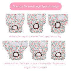 CuteBone dog diapers washable material demonstrates durable, eco-friendly design for repeated use.