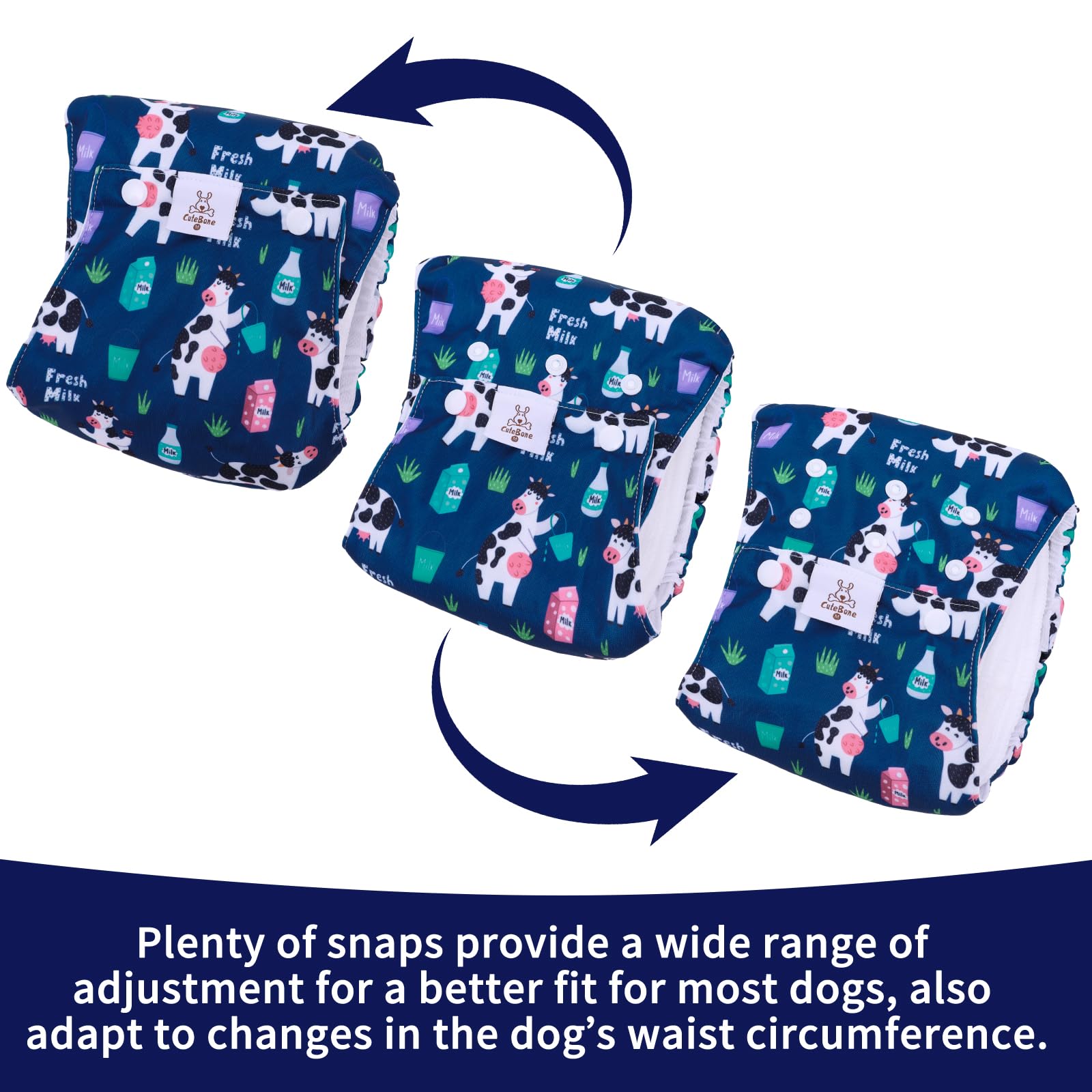 CuteBone washable reusable design helps save money and reduce waste.