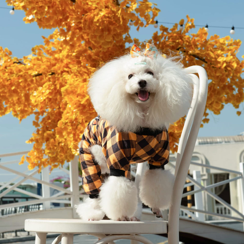 CuteBone dog pajamas durable stitching ensures long-lasting wear.