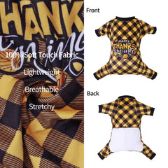 CuteBone dog pajamas easy-on-off design for hassle-free dressing.