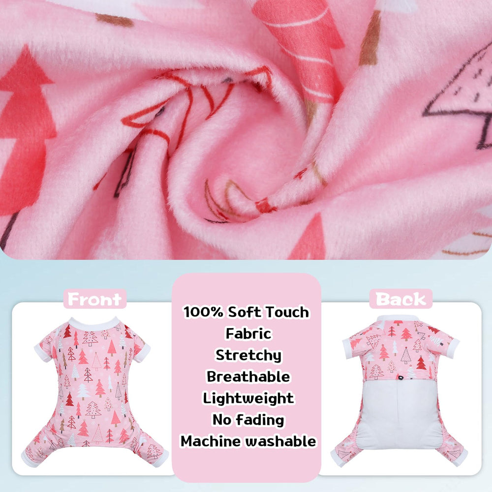 CuteBone dog pajamas open belly design eases potty time at home