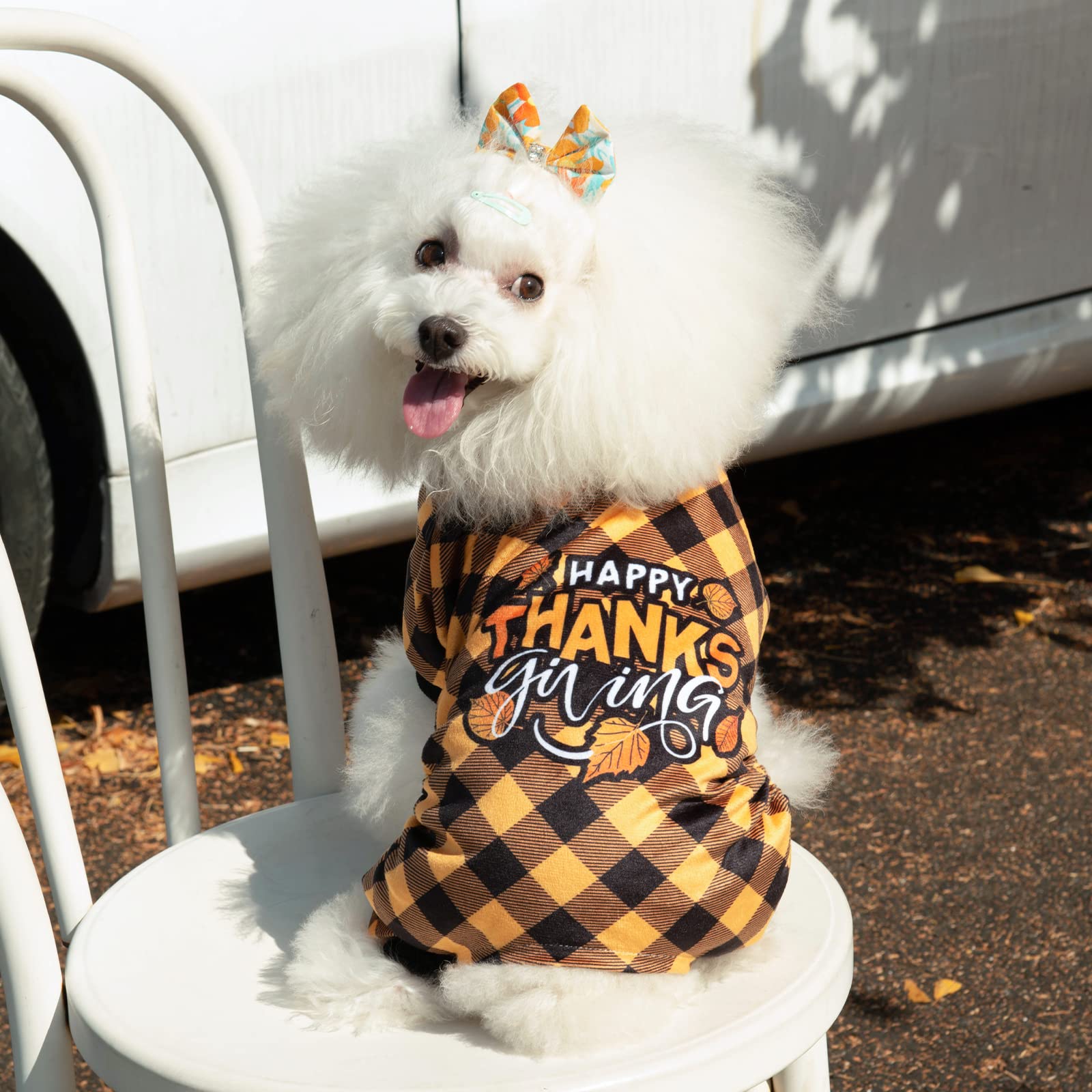 CuteBone dog pajamas stretch-fit for secure, comfortable movement.