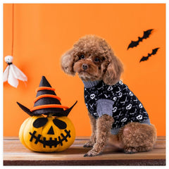 CuteBone dog sweater shows leash hole for easy control during walks.