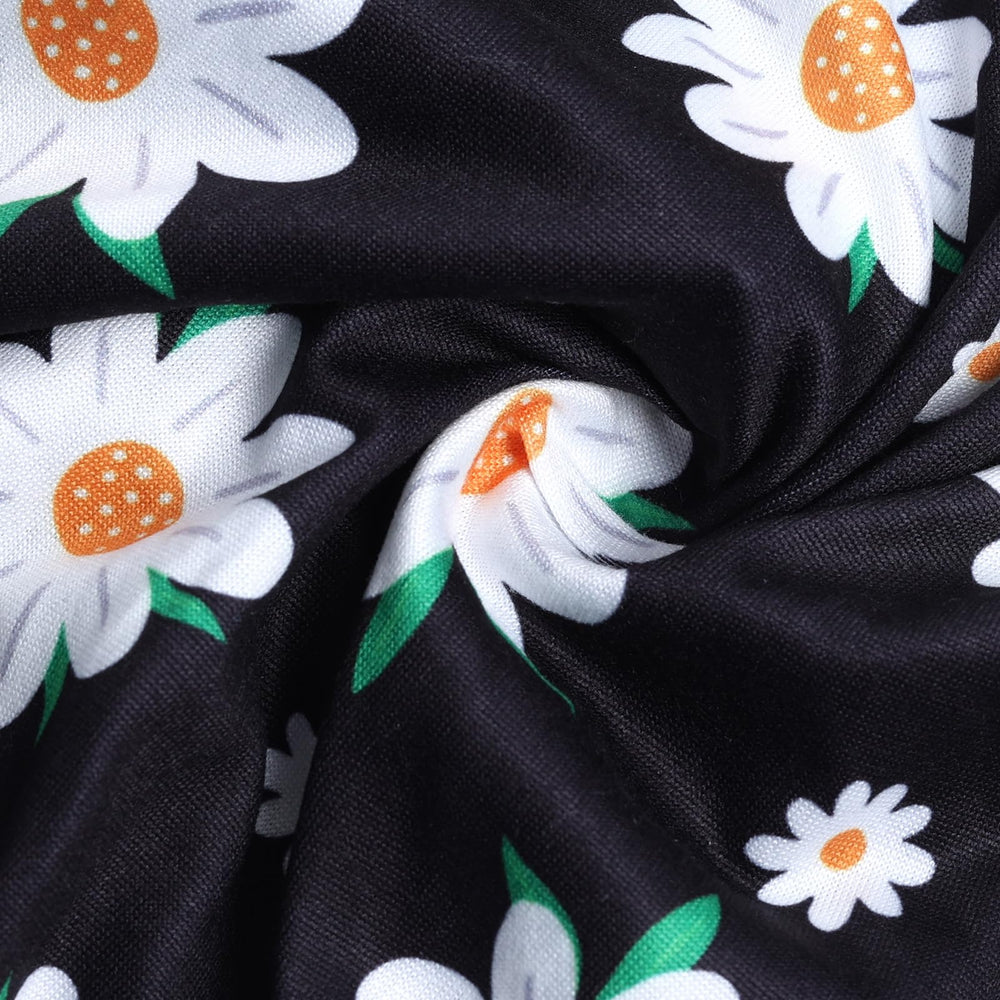 CuteBone easy-on-off-buttons design depicted on dog, simplifying dressing for recovery