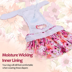 CuteBone absorbent pad emphasizes dry interior and mess containment