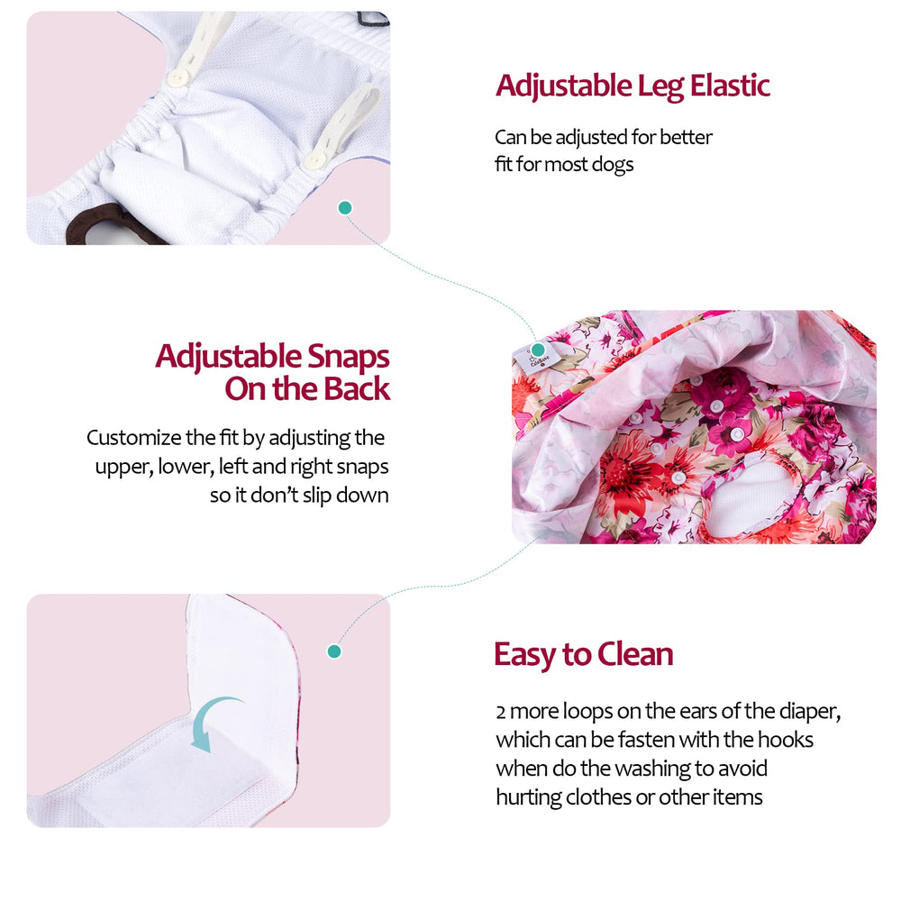 CuteBone ruffled-skirt detail highlights girly style and leak protection