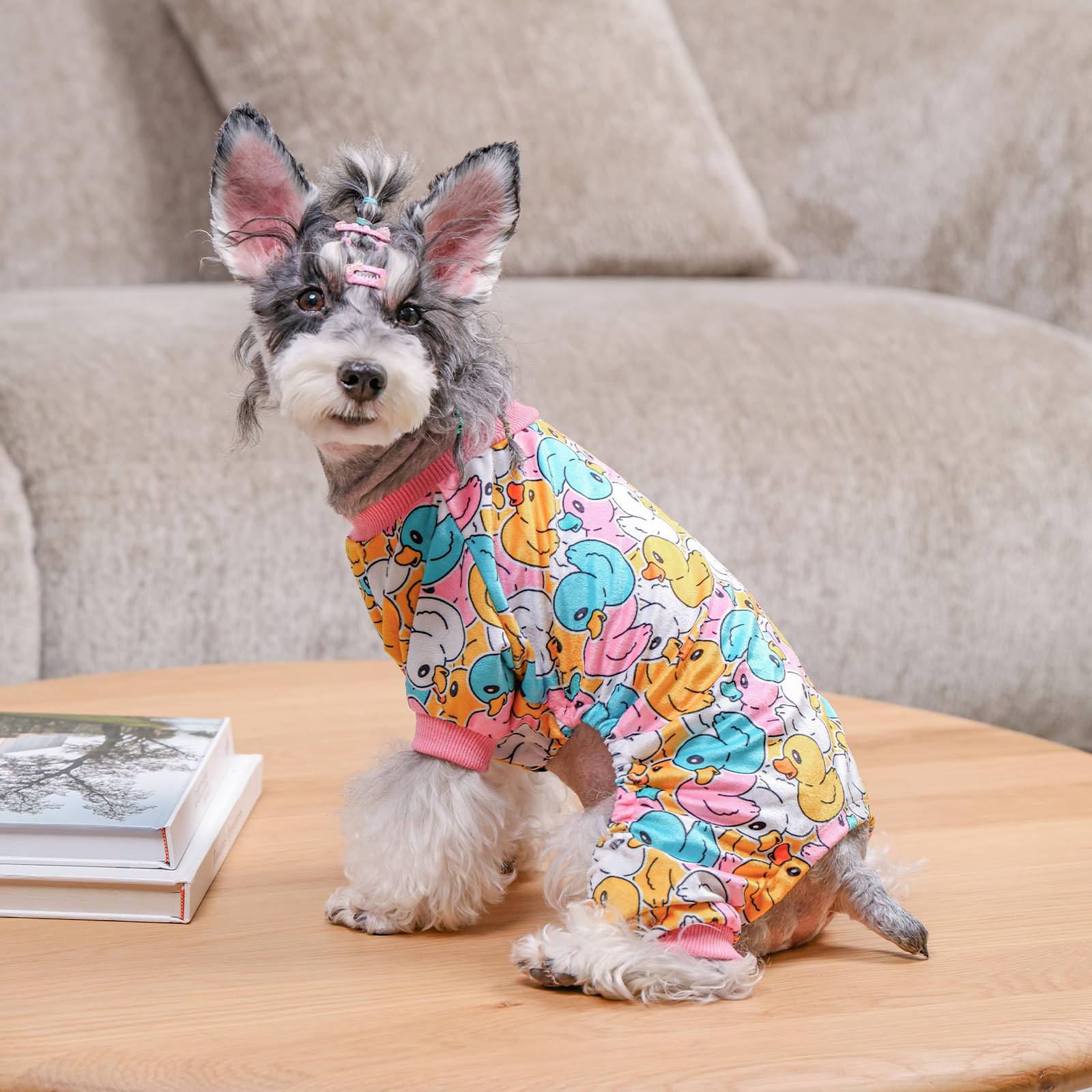 CuteBone fleece wear reduces furniture fur and dander transfer.