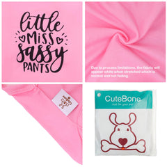 CuteBone pink fabric detail highlights soft stretch for comfortable movement.