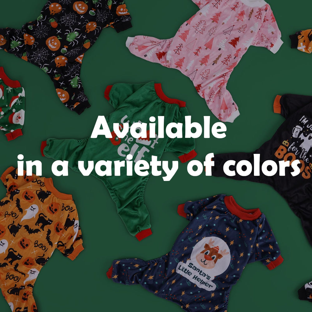 CuteBone fleece dog pajamas easy on-off for quick changes