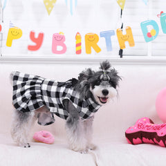 CuteBone puppy dress velvet texture closeup for soft fabric