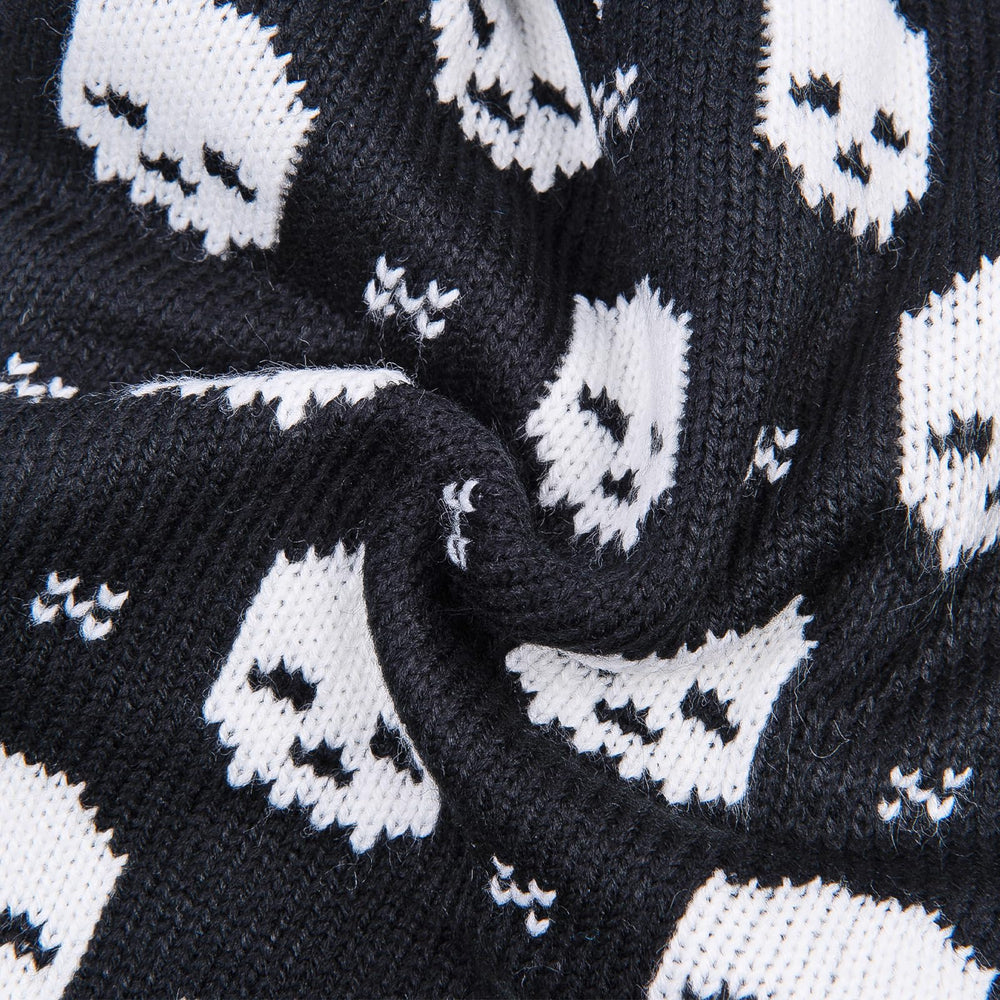 CuteBone skull dog sweater care-instructions indicate machine washable care.