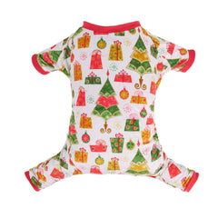 CuteBone small dogs Christmas outfit onesie showcases festive style and comfy fit