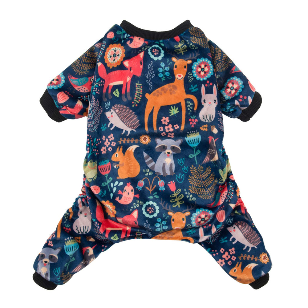 CuteBone small dogs outfit front view shows a cozy all-season onesie