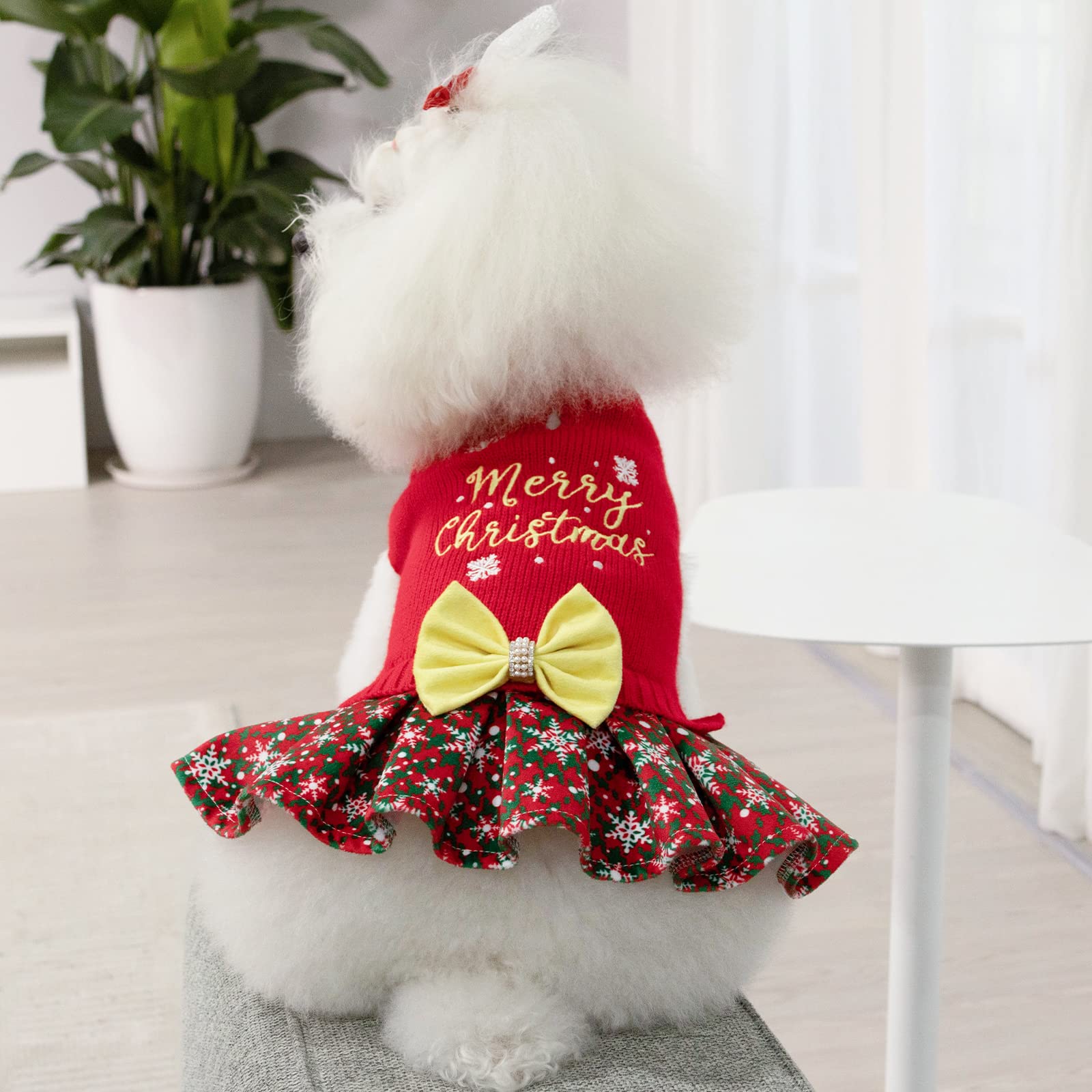 CuteBone snowflake skirt design adds cute holiday flair