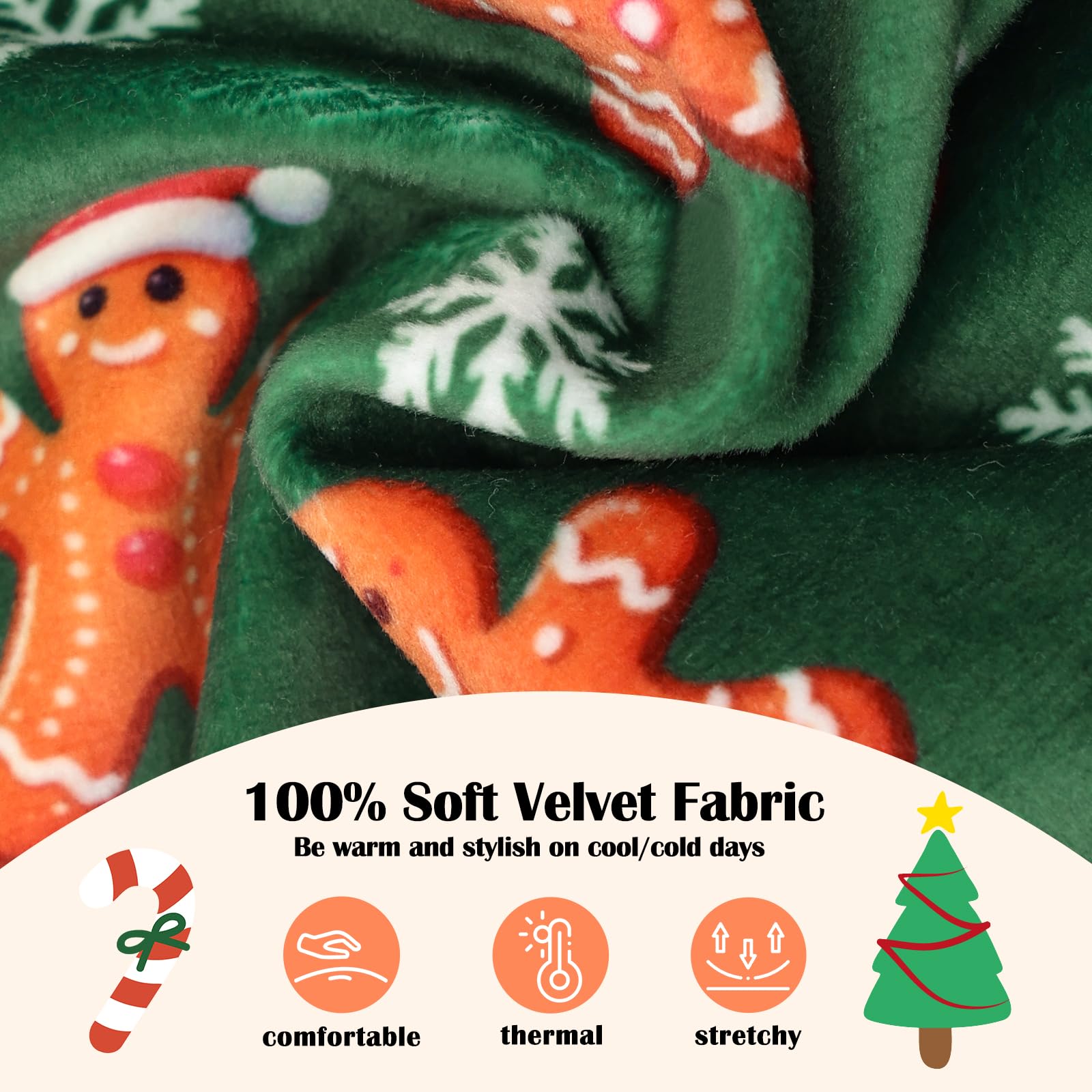 CuteBone soft breathable velvet fabric close-up for year-round comfort