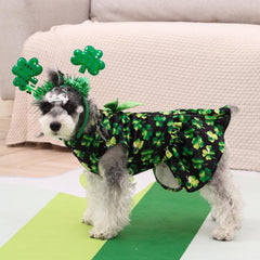 CuteBone st patrick's day four-leaf-clover detail enhances holiday charm.