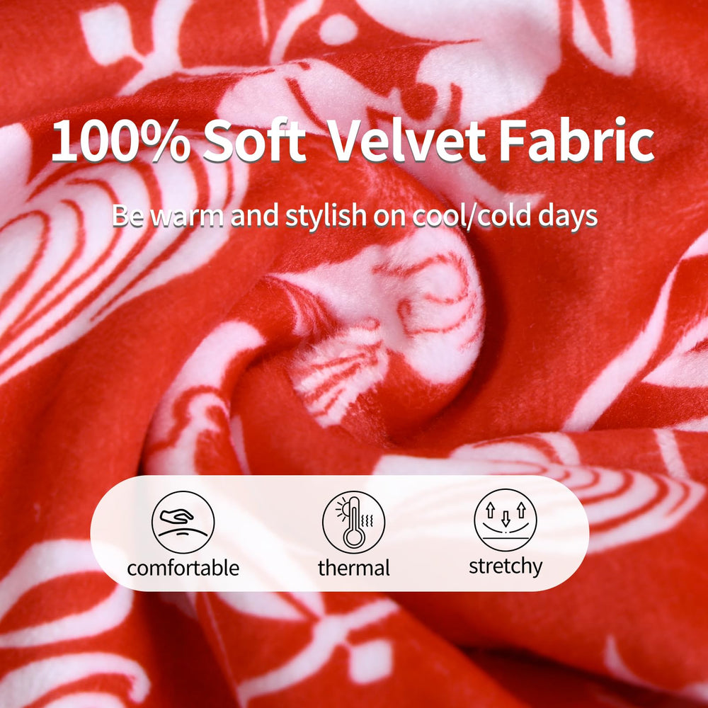 CuteBone Velvet Dress pullover design close-up facilitates easy dressing.