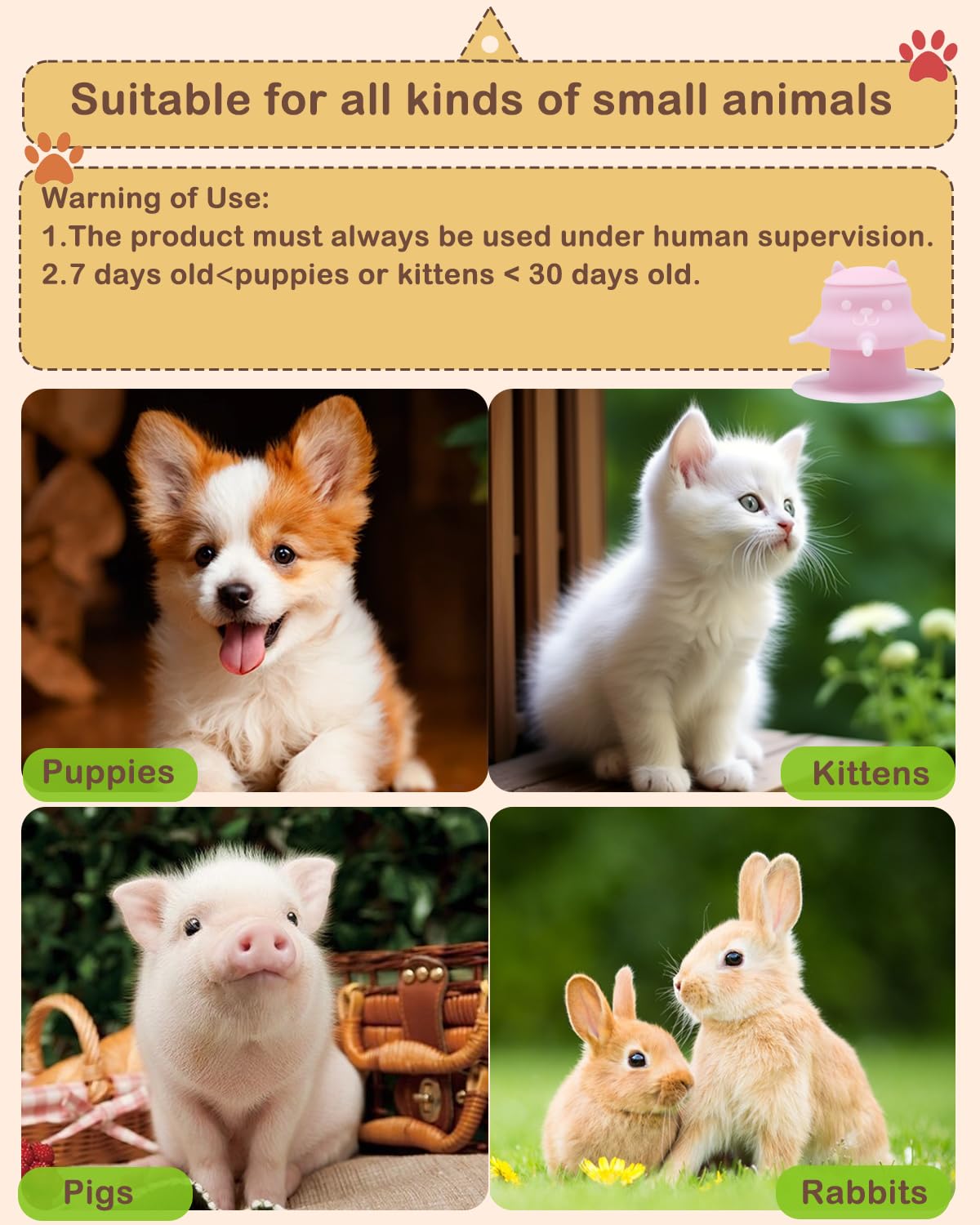 CUTENNIOU leak-proof nipple design reduces spills during feeding