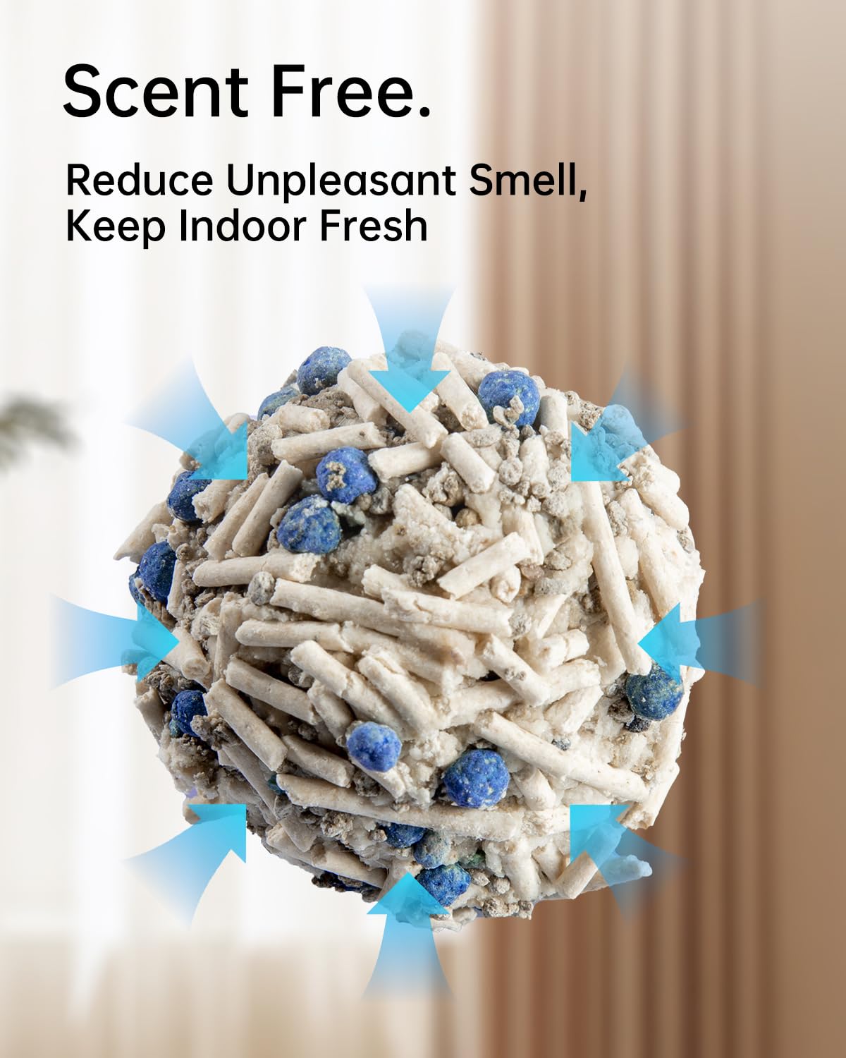 Cutepol clumping action shows quick, firm clumps with minimal tracking