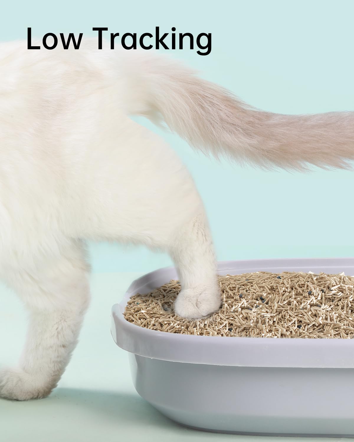 CUTEPOL multi-cat-use-litter indicates suitability for homes with several felines.