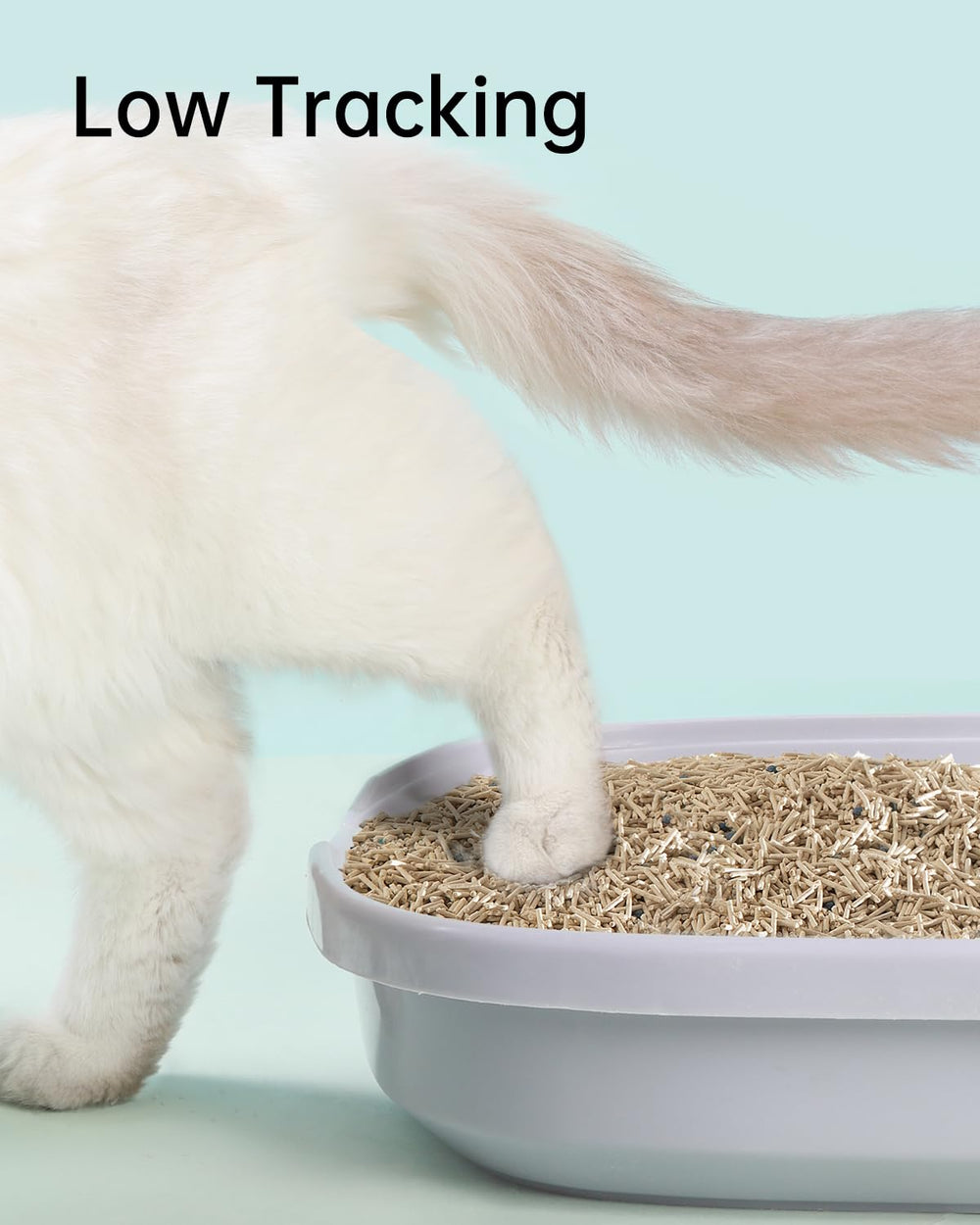 CUTEPOL multi-cat-use-litter indicates suitability for homes with several felines.