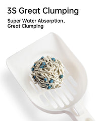 CUTEPOL tofu-bentonite-blend-detail demonstrates eco-friendly materials with solid clumping performance.