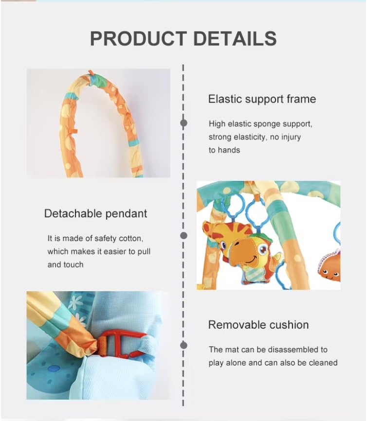 Easy-to-assemble Cutie Patootie Playhouse Puppy Play Gym for quick indoor setup.