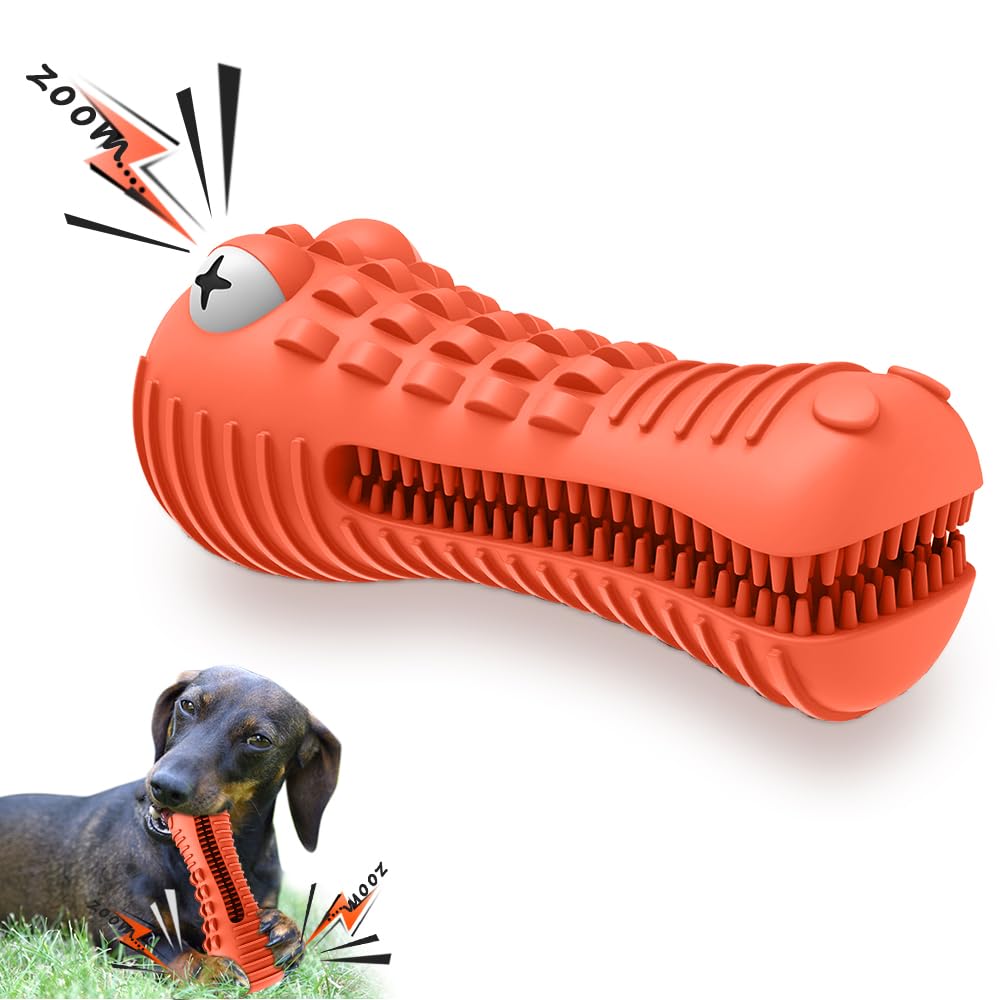 Cutiful gator, juguete naranja ideal para masticadores grandes