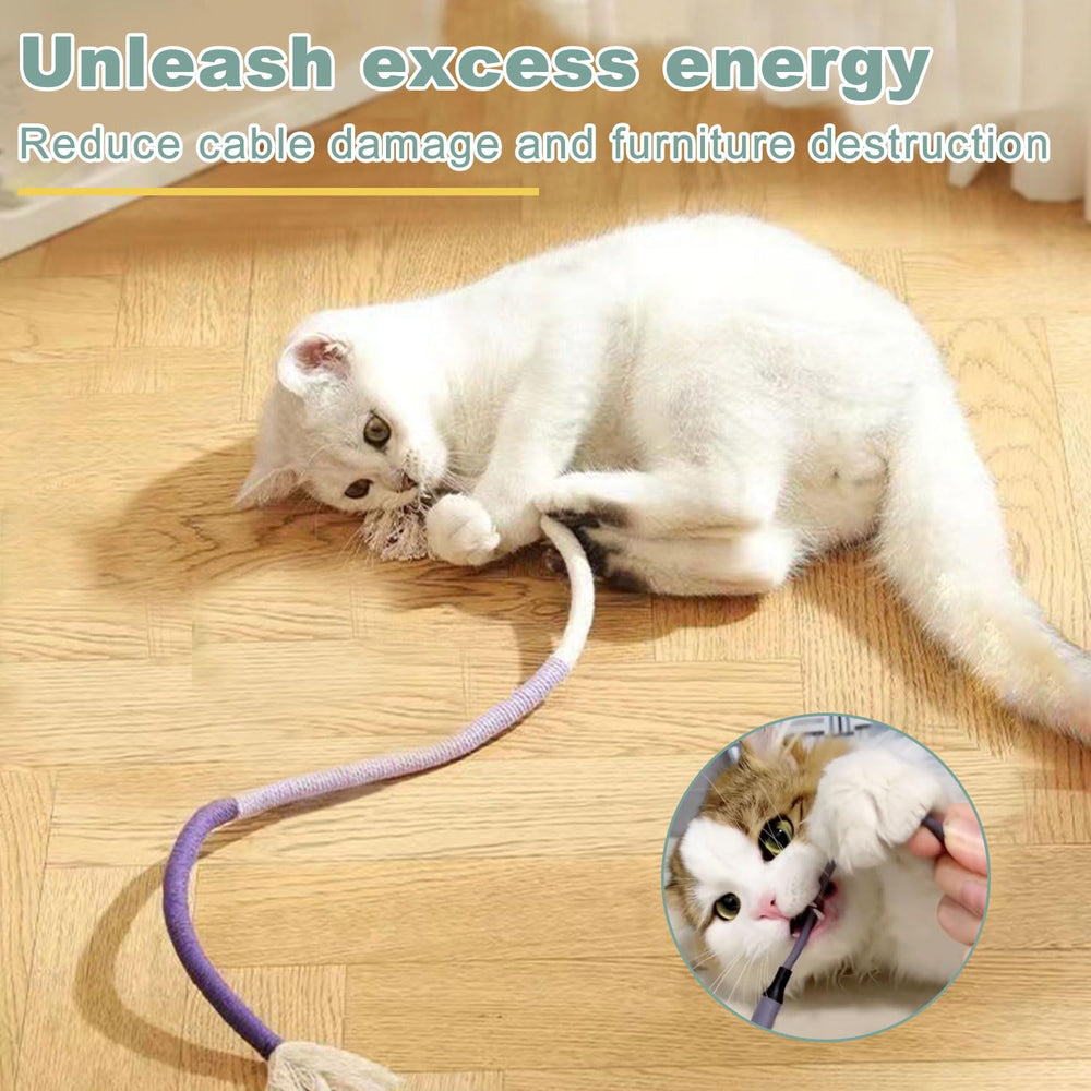 CUUOOT chew rope teething toy channels energy and protects furniture.