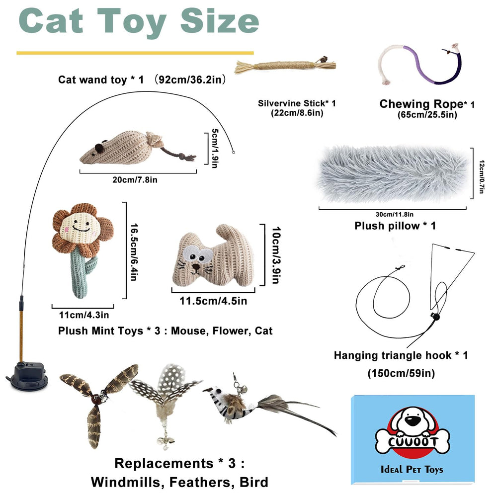 CUUOOT plush pillow with catnip crinkle for engaging comfort play.