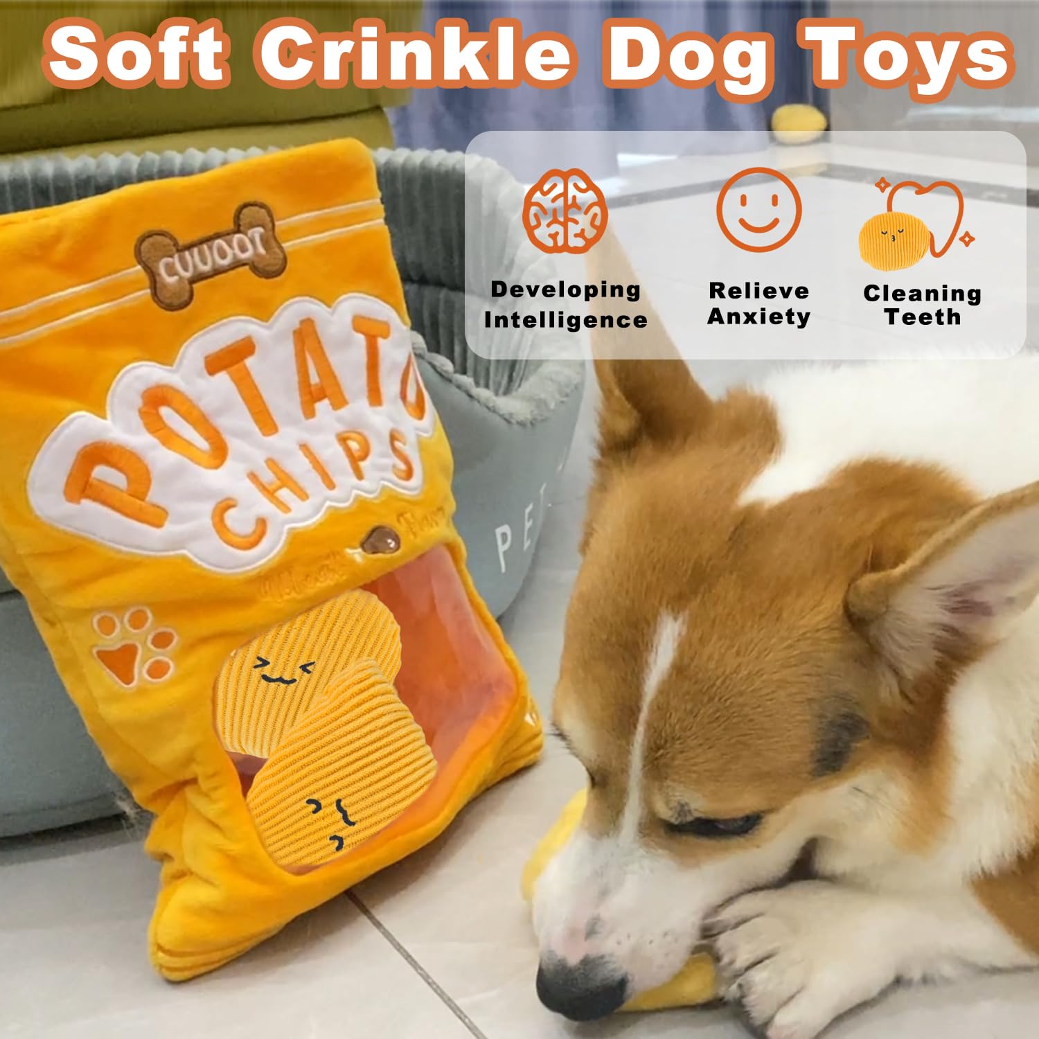 CUUOOT treat-dispensing toy encourages foraging behavior and slows fast snacking.