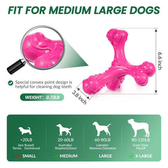 CVALIN natural rubber bone toy durable bite resistance for large breeds