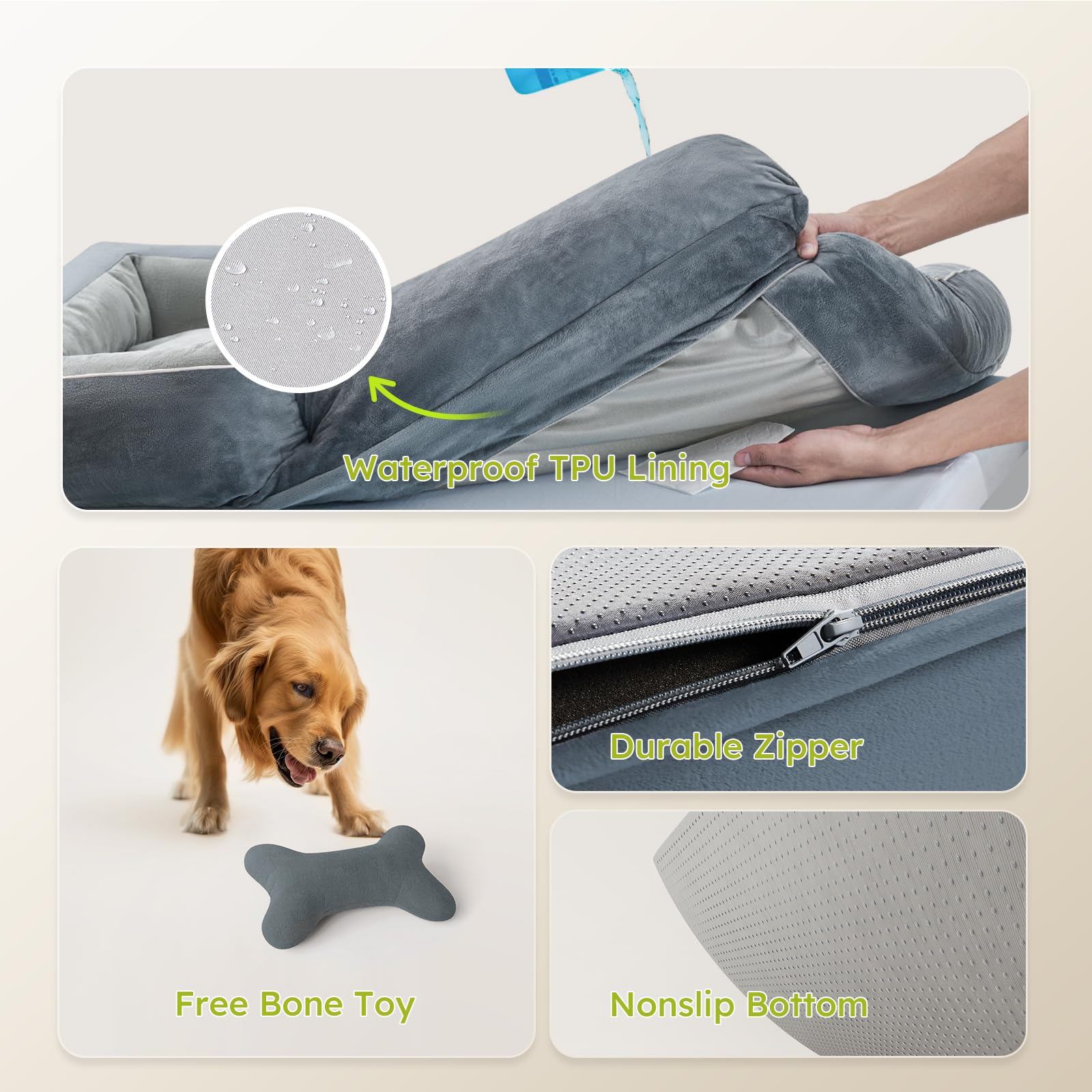 CWAWZ CertiPUR-US memory foam label close-up indicating safe foam