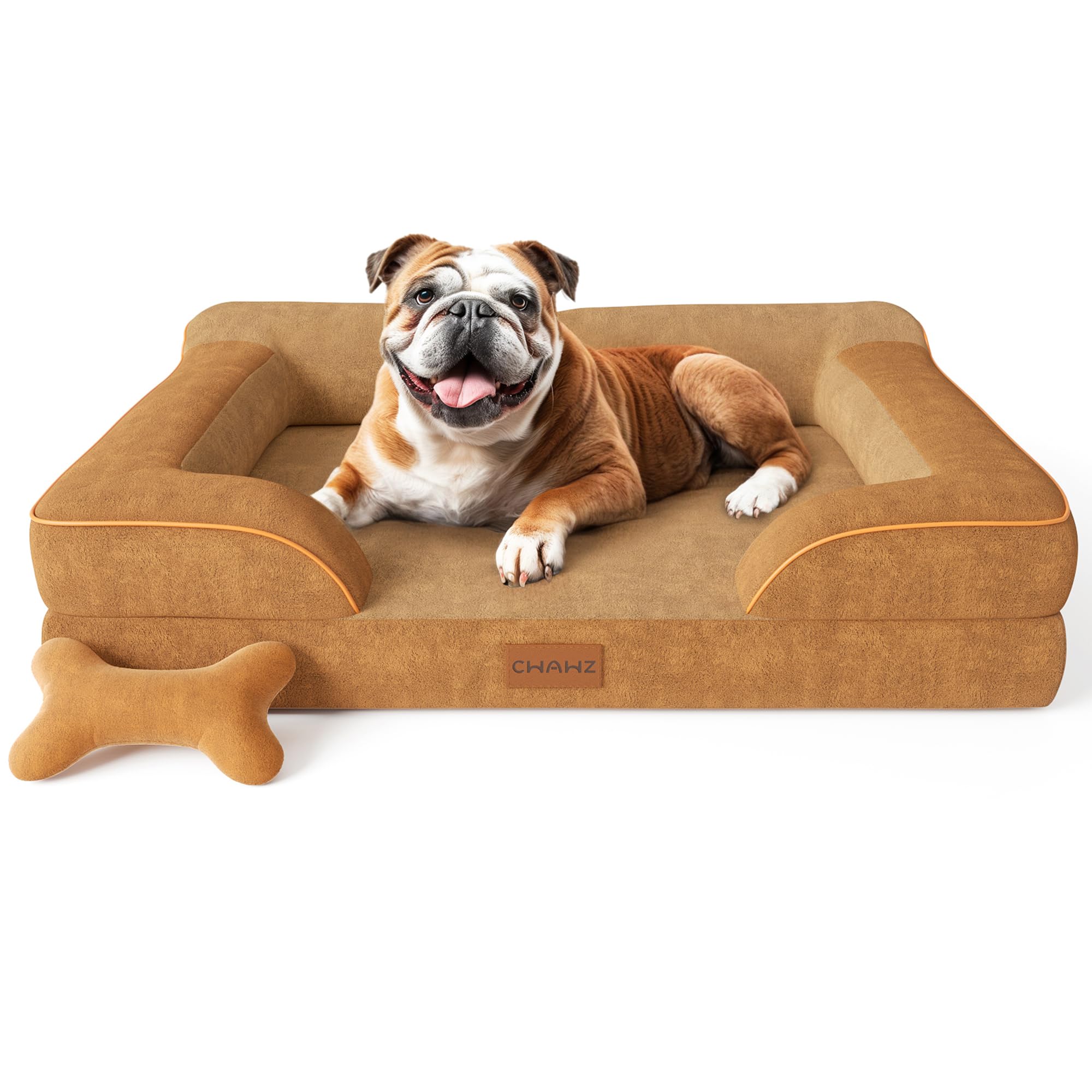 CWAWZ large orthopedic foam bed front view highlighting joint support.